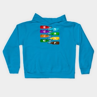 Zombie Perks Take Your Pick on Teal Kids Hoodie